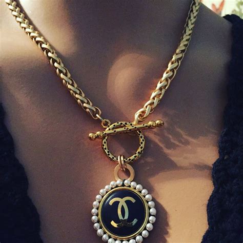 chanel toggle necklace|chanel jewelry.